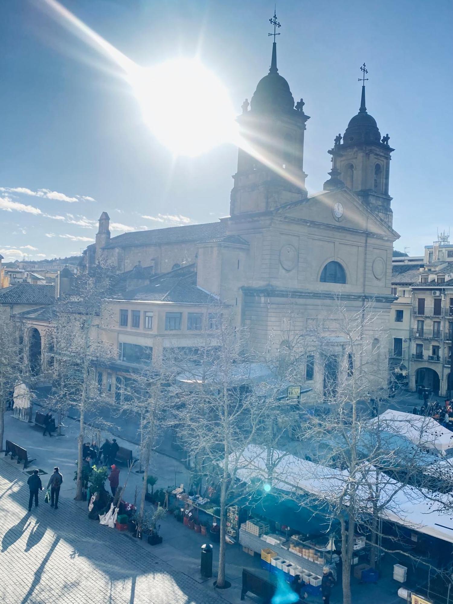 Ferienwohnung Mirador A La Plaza Estella Exterior foto