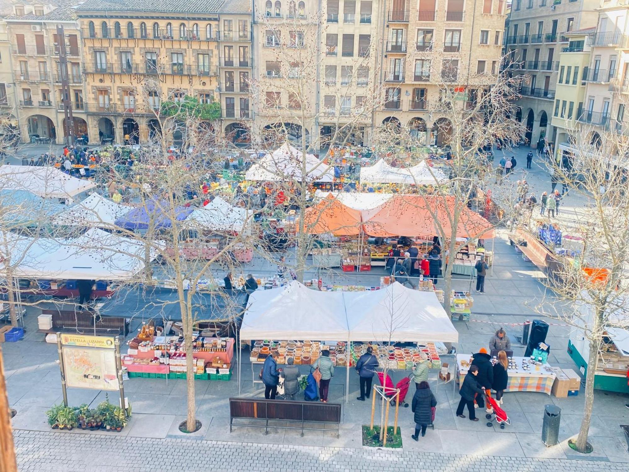 Ferienwohnung Mirador A La Plaza Estella Exterior foto